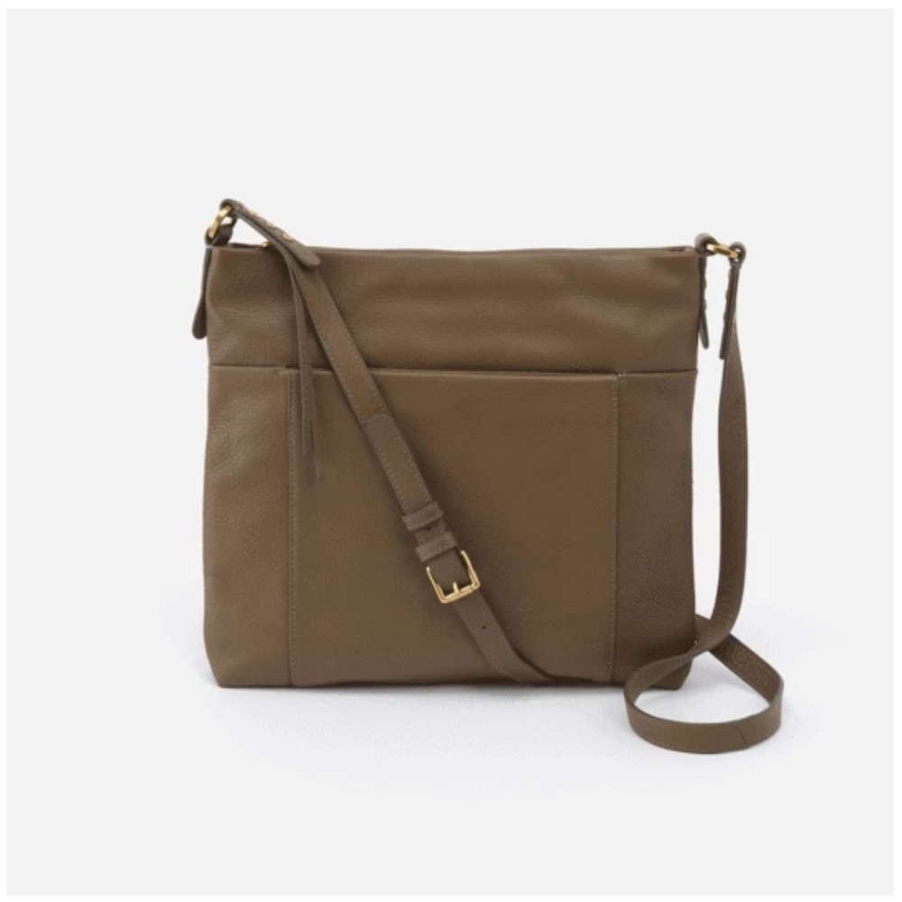 HOBO Forest Crossbody in Graystone Leather EUC